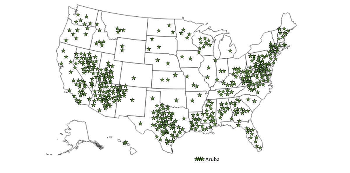 EET Projects Across the Nation Map